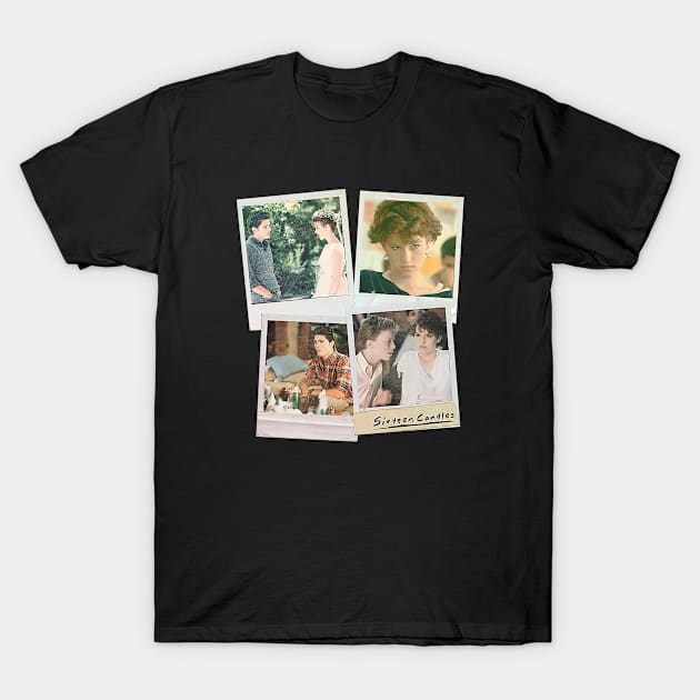 Sixteen Candles Vintage Polaroid Scenes T-Shirt by chancgrantc@gmail.com